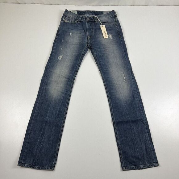 Diesel Other - Diesel Viker Regular Straight Blue Wash 0RBE4 Jeans Mens Size 28x32